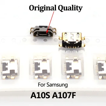 100 бр./лот за Samsung A10s A 10s 2019 A107F A107 SM-A107F Жак за зареждане чрез Micro USB Конектор за зареждане, Докинг станция