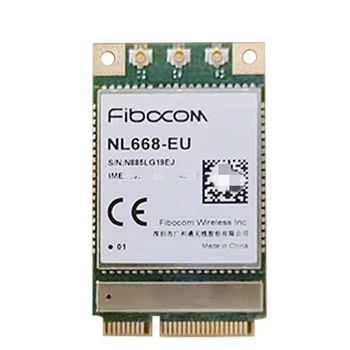 Fibocom NL668-EU MINIPCIE пакет от LTE 4G Cat4 модул LTE FDD WCDMA GSM за Европа B1/B2/B4/B5/B8/B12/B13/B66/B71 850/900/1800 Mhz