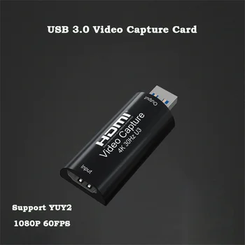MS2130 Мини-Карта на 4K видео заснемане на 1080P 60 кадъра в секунда Кутия За Запис на Камерата PS4 с HDMI USB 3.0 PC Dvr за Директно излъчване