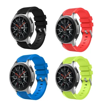 каишка за Часовник с ширина 22 мм Силикон За Samsung Galaxy watch 46 мм/Gear S3 Класически Каишка Спортни Смарт Гривни, Гривна Watchstrap