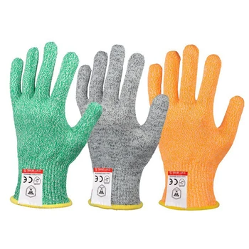 Работни ръкавици за шлайфане и заваряване на 5-то ниво HPPE EN388, предпазни работни ръкавици със защита от порязване и пробиви, ръкавици със защита от порязване за градината